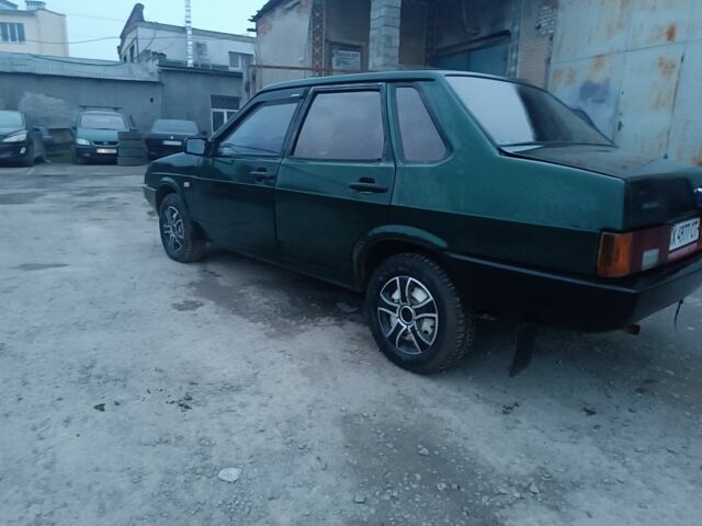 Зелений ВАЗ 21099, об'ємом двигуна 1.5 л та пробігом 123 тис. км за 1000 $, фото 1 на Automoto.ua