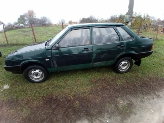 Зеленый ВАЗ 21099, объемом двигателя 0 л и пробегом 200 тыс. км за 713 $, фото 1 на Automoto.ua