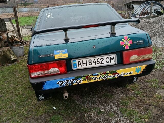 Зеленый ВАЗ 21099, объемом двигателя 1.5 л и пробегом 95 тыс. км за 1700 $, фото 1 на Automoto.ua