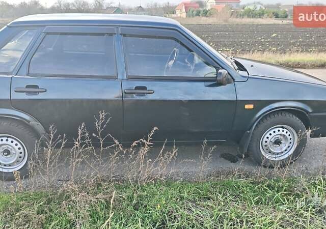 Зеленый ВАЗ 21099, объемом двигателя 1.5 л и пробегом 170 тыс. км за 1350 $, фото 3 на Automoto.ua