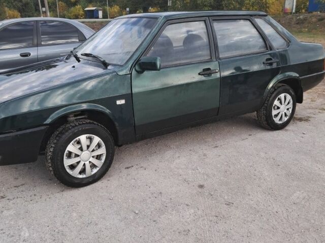 Зелений ВАЗ 21099, об'ємом двигуна 1 л та пробігом 150 тис. км за 971 $, фото 3 на Automoto.ua