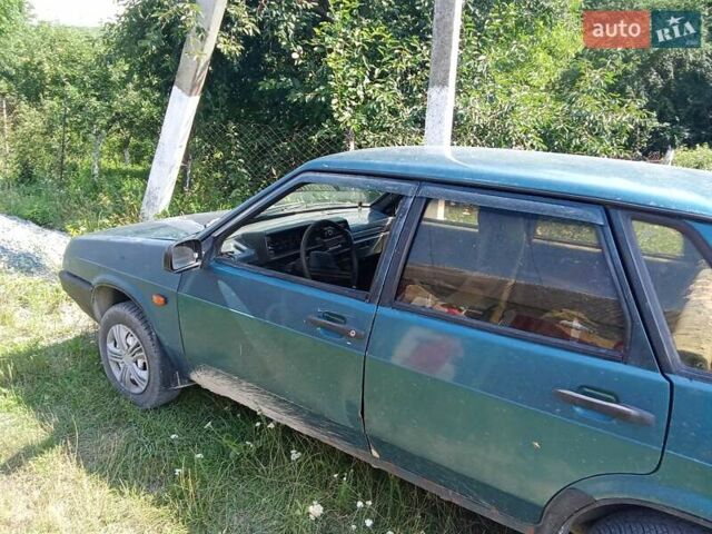 Зелений ВАЗ 21099, об'ємом двигуна 1.6 л та пробігом 244 тис. км за 750 $, фото 2 на Automoto.ua