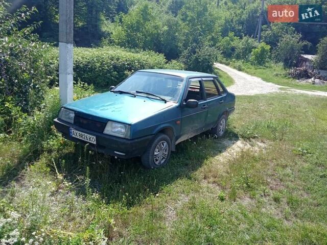 Зелений ВАЗ 21099, об'ємом двигуна 1.6 л та пробігом 244 тис. км за 750 $, фото 1 на Automoto.ua
