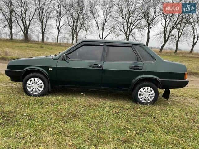 Зеленый ВАЗ 21099, объемом двигателя 1.5 л и пробегом 298 тыс. км за 1550 $, фото 7 на Automoto.ua