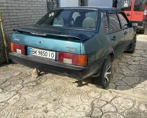 Зеленый ВАЗ 21099, объемом двигателя 1.5 л и пробегом 125 тыс. км за 1000 $, фото 3 на Automoto.ua