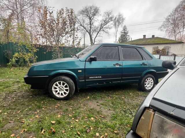 Зеленый ВАЗ 21099, объемом двигателя 1.5 л и пробегом 1000 тыс. км за 1300 $, фото 3 на Automoto.ua