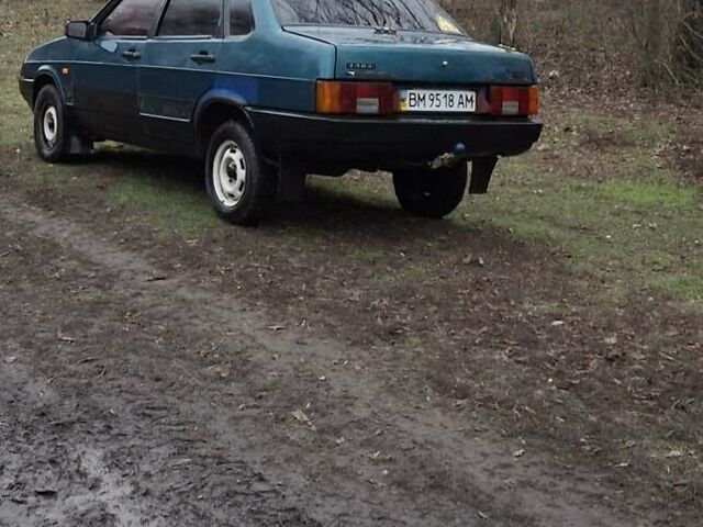 Зеленый ВАЗ 21099, объемом двигателя 1.5 л и пробегом 325 тыс. км за 1000 $, фото 16 на Automoto.ua