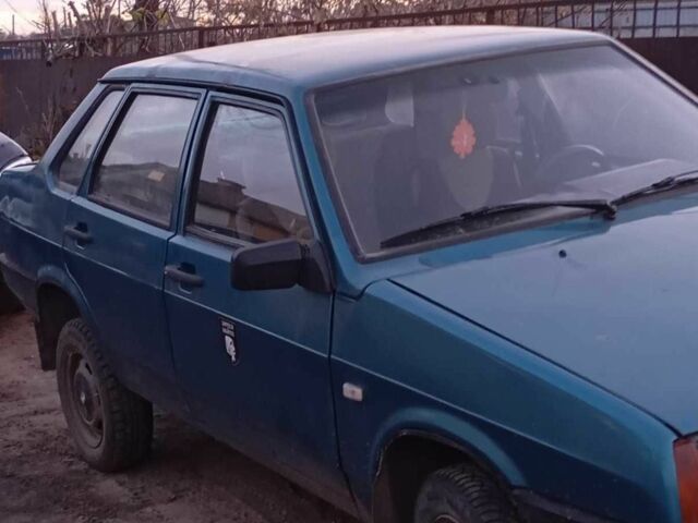 Зеленый ВАЗ 21099, объемом двигателя 1.5 л и пробегом 1 тыс. км за 1166 $, фото 1 на Automoto.ua