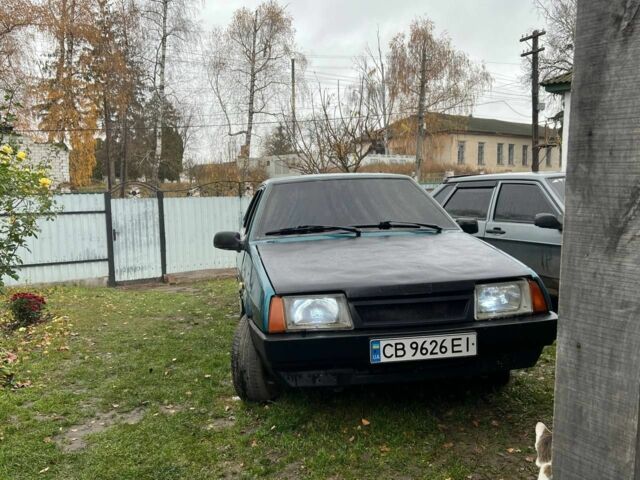 Зеленый ВАЗ 21099, объемом двигателя 1.5 л и пробегом 1000 тыс. км за 1300 $, фото 5 на Automoto.ua