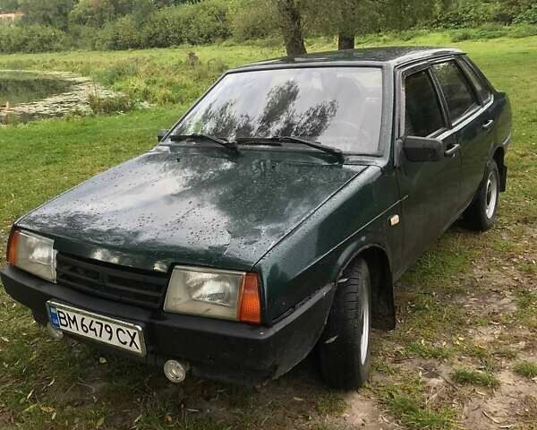 Зеленый ВАЗ 21099, объемом двигателя 1.5 л и пробегом 167 тыс. км за 1100 $, фото 9 на Automoto.ua