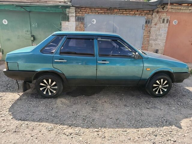 Зеленый ВАЗ 21099, объемом двигателя 1.5 л и пробегом 187 тыс. км за 1712 $, фото 16 на Automoto.ua