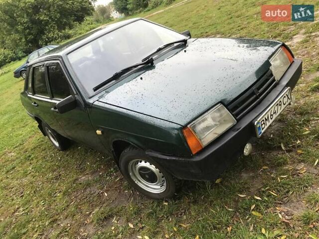 Зеленый ВАЗ 21099, объемом двигателя 1.5 л и пробегом 167 тыс. км за 1100 $, фото 4 на Automoto.ua