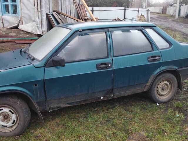 Зеленый ВАЗ 21099, объемом двигателя 1.5 л и пробегом 1000 тыс. км за 500 $, фото 3 на Automoto.ua