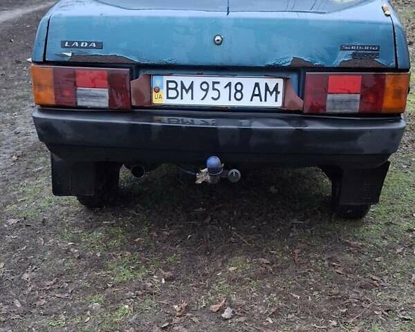 Зеленый ВАЗ 21099, объемом двигателя 1.5 л и пробегом 325 тыс. км за 1000 $, фото 12 на Automoto.ua
