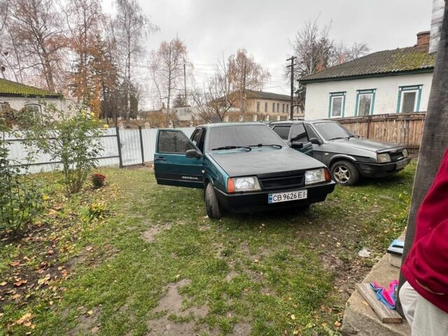 Зеленый ВАЗ 21099, объемом двигателя 1.5 л и пробегом 1000 тыс. км за 1300 $, фото 4 на Automoto.ua