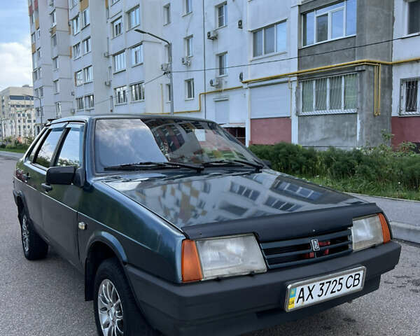Зелений ВАЗ 21099, об'ємом двигуна 1.5 л та пробігом 320 тис. км за 1000 $, фото 1 на Automoto.ua