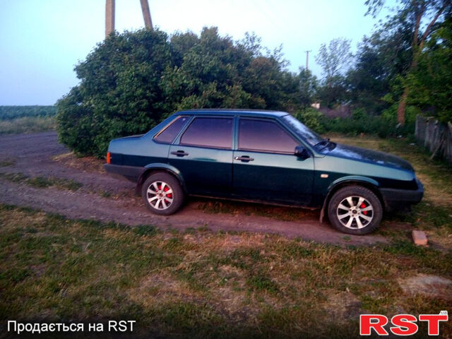 Зелений ВАЗ 21099, об'ємом двигуна 1.5 л та пробігом 210 тис. км за 1800 $, фото 1 на Automoto.ua