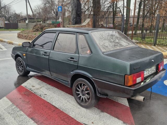 Зеленый ВАЗ 21099, объемом двигателя 2 л и пробегом 234 тыс. км за 1850 $, фото 5 на Automoto.ua