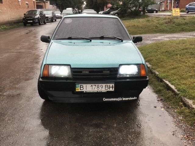 Зеленый ВАЗ 21099, объемом двигателя 1.5 л и пробегом 1000 тыс. км за 1450 $, фото 6 на Automoto.ua