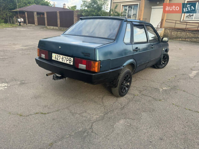 Зеленый ВАЗ 21099, объемом двигателя 1.5 л и пробегом 290 тыс. км за 1000 $, фото 4 на Automoto.ua