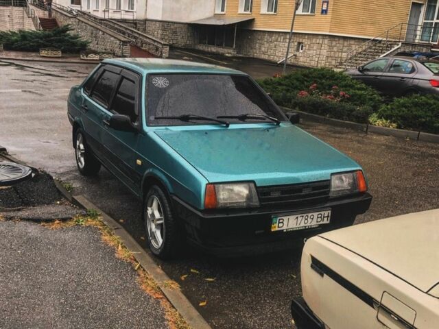 Зеленый ВАЗ 21099, объемом двигателя 1.5 л и пробегом 1000 тыс. км за 1450 $, фото 3 на Automoto.ua