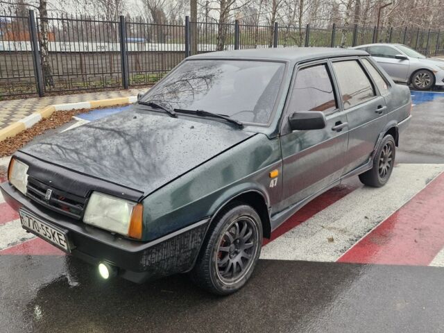 Зеленый ВАЗ 21099, объемом двигателя 2 л и пробегом 234 тыс. км за 1850 $, фото 2 на Automoto.ua