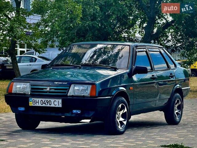 Зеленый ВАЗ 21099, объемом двигателя 1.6 л и пробегом 155 тыс. км за 2300 $, фото 4 на Automoto.ua