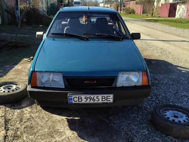 Зеленый ВАЗ 21099, объемом двигателя 1.5 л и пробегом 275 тыс. км за 1255 $, фото 1 на Automoto.ua