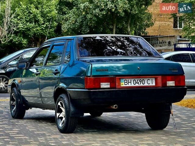 Зеленый ВАЗ 21099, объемом двигателя 1.6 л и пробегом 155 тыс. км за 2300 $, фото 11 на Automoto.ua