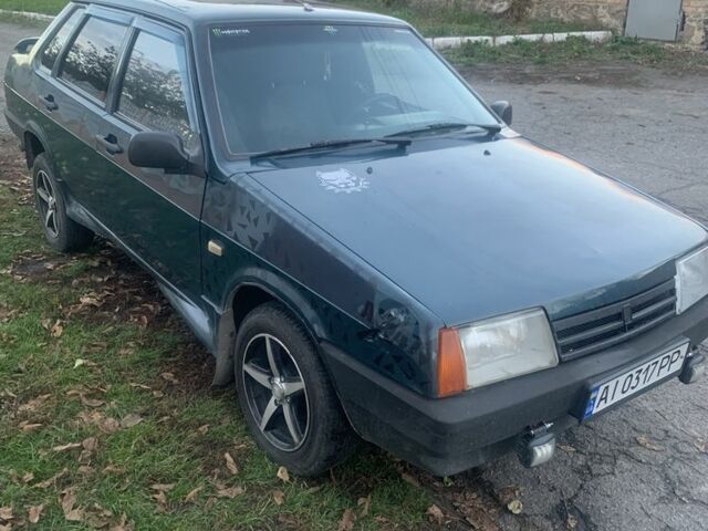 Зеленый ВАЗ 21099, объемом двигателя 1.5 л и пробегом 43 тыс. км за 1600 $, фото 7 на Automoto.ua
