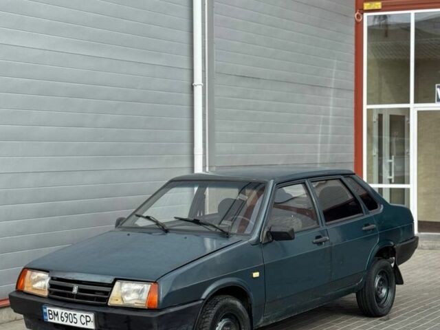 Зелений ВАЗ 21099, об'ємом двигуна 1.5 л та пробігом 200 тис. км за 999 $, фото 1 на Automoto.ua