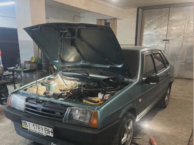 Зеленый ВАЗ 21099, объемом двигателя 1.5 л и пробегом 1000 тыс. км за 1450 $, фото 2 на Automoto.ua