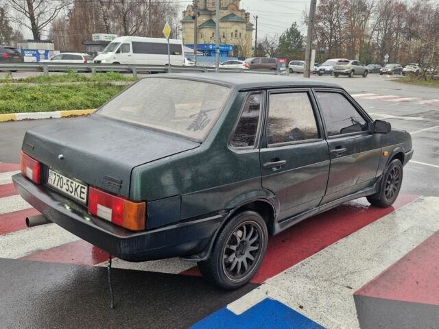 Зеленый ВАЗ 21099, объемом двигателя 2 л и пробегом 234 тыс. км за 1850 $, фото 1 на Automoto.ua