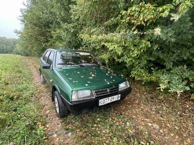 Зеленый ВАЗ 21099, объемом двигателя 1.5 л и пробегом 2 тыс. км за 1000 $, фото 2 на Automoto.ua