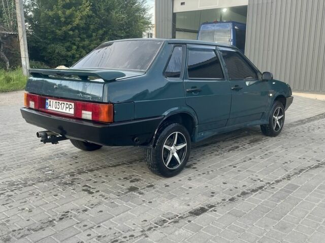 Зеленый ВАЗ 21099, объемом двигателя 1.5 л и пробегом 250 тыс. км за 1500 $, фото 3 на Automoto.ua