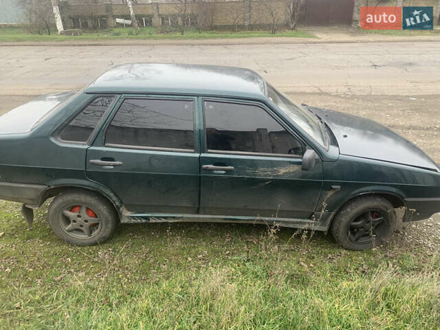Зелений ВАЗ 21099, об'ємом двигуна 1.5 л та пробігом 200 тис. км за 1400 $, фото 1 на Automoto.ua