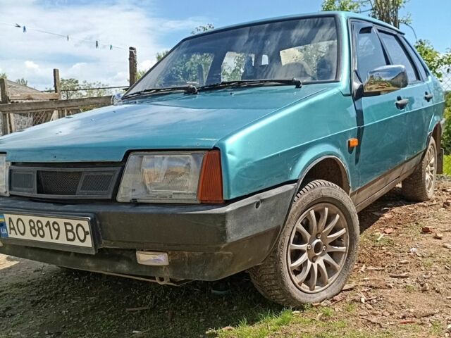 Зелений ВАЗ 21099, об'ємом двигуна 1.5 л та пробігом 200 тис. км за 900 $, фото 3 на Automoto.ua