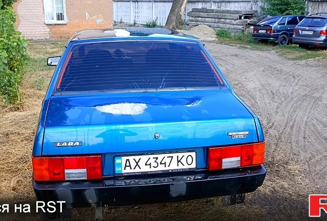 Зеленый ВАЗ 21099, объемом двигателя 1.5 л и пробегом 165 тыс. км за 1250 $, фото 2 на Automoto.ua