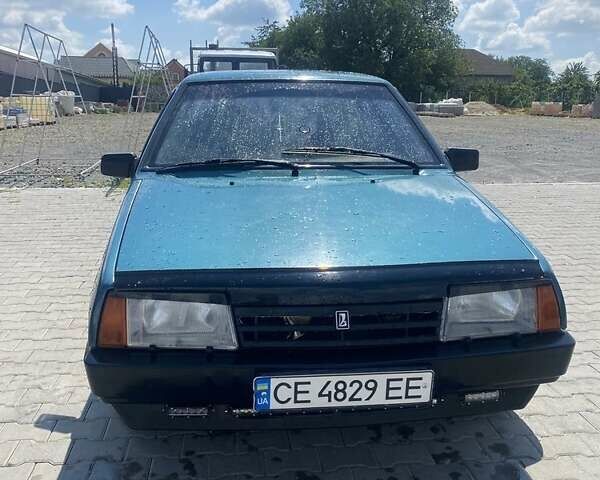 Зеленый ВАЗ 21099, объемом двигателя 1.5 л и пробегом 300 тыс. км за 1650 $, фото 1 на Automoto.ua