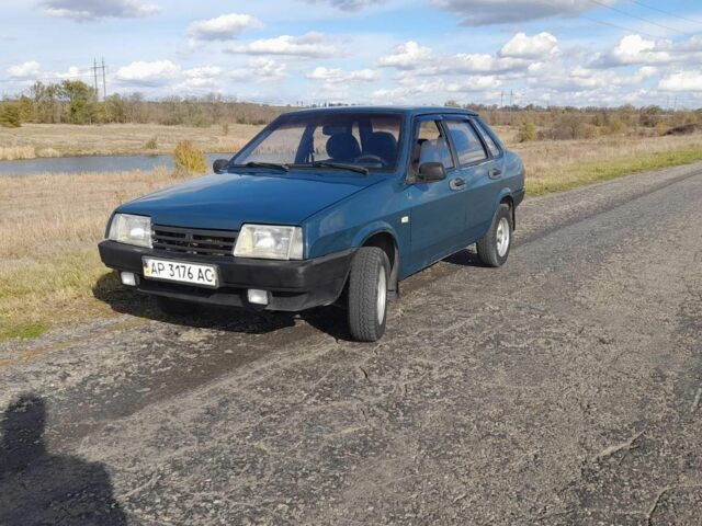 Зеленый ВАЗ 21099, объемом двигателя 1 л и пробегом 2 тыс. км за 1400 $, фото 2 на Automoto.ua