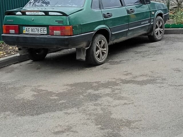 Зеленый ВАЗ 21099, объемом двигателя 1.5 л и пробегом 2 тыс. км за 1183 $, фото 1 на Automoto.ua