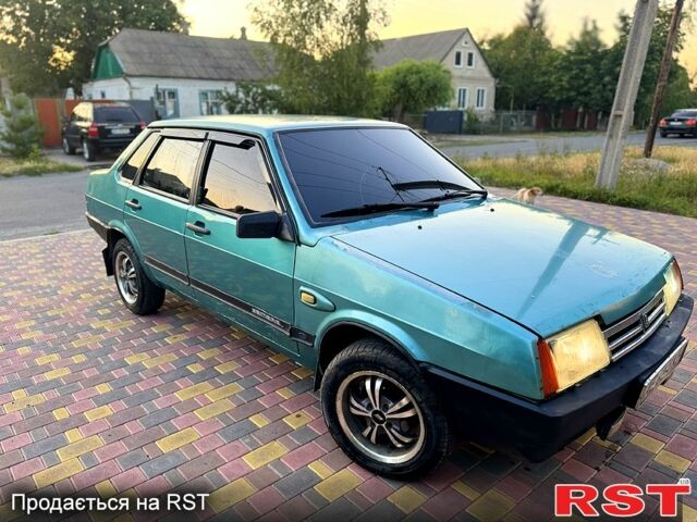 Зеленый ВАЗ 21099, объемом двигателя 1.5 л и пробегом 120 тыс. км за 1150 $, фото 2 на Automoto.ua