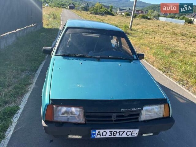 Зеленый ВАЗ 21099, объемом двигателя 1.5 л и пробегом 290 тыс. км за 1100 $, фото 2 на Automoto.ua