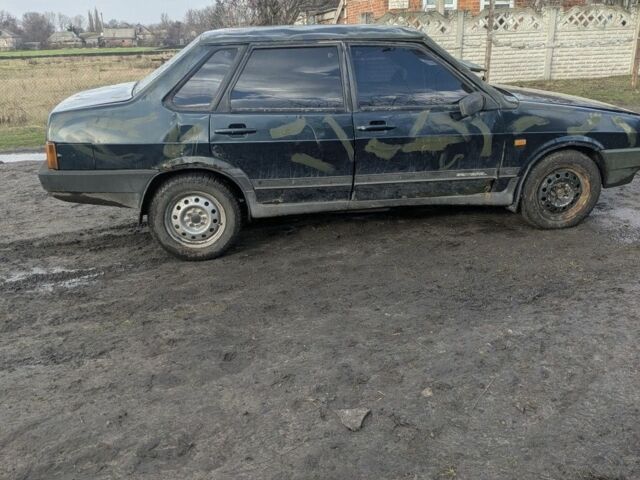 Зеленый ВАЗ 21099, объемом двигателя 1.5 л и пробегом 1000 тыс. км за 410 $, фото 3 на Automoto.ua