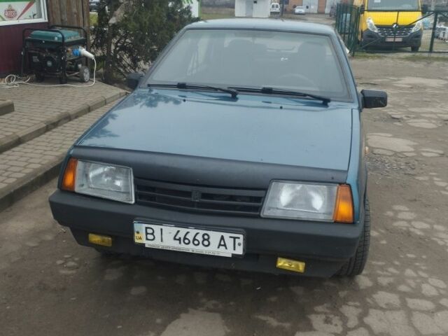 Зеленый ВАЗ 21099, объемом двигателя 1.5 л и пробегом 200 тыс. км за 1050 $, фото 3 на Automoto.ua