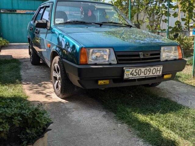 Зеленый ВАЗ 21099, объемом двигателя 1.5 л и пробегом 75 тыс. км за 2599 $, фото 1 на Automoto.ua