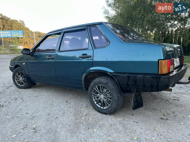 Зеленый ВАЗ 21099, объемом двигателя 1.46 л и пробегом 296 тыс. км за 1200 $, фото 2 на Automoto.ua