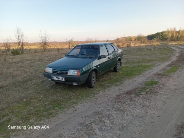 Зелений ВАЗ 21099, об'ємом двигуна 1.5 л та пробігом 300 тис. км за 1100 $, фото 1 на Automoto.ua