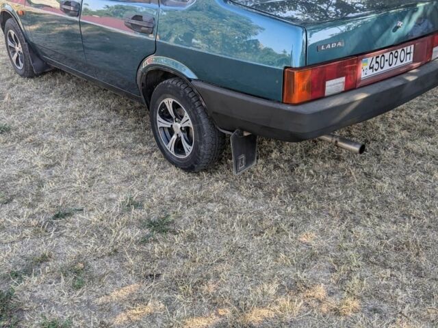 Зеленый ВАЗ 21099, объемом двигателя 1.5 л и пробегом 75 тыс. км за 2599 $, фото 5 на Automoto.ua