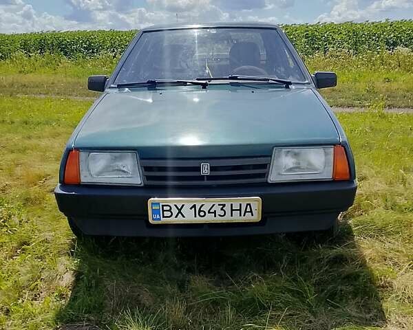 Зеленый ВАЗ 21099, объемом двигателя 1.5 л и пробегом 186 тыс. км за 1545 $, фото 3 на Automoto.ua